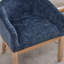 Chaises de salle à manger rembourrées de style moderne Mid-Century avec accoudoirs-129705270