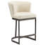 Rhenium Linen Counter Stool