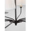 Knox Chandelier with Silk Pleated Shades-703335952-703335956-703335967
