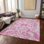 Tapis rose en polyester tissé à la machine intérieur / extérieur Chayden-98168864