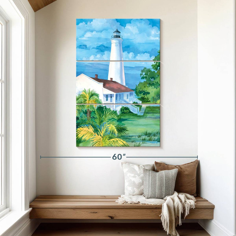 St. marks lighthouse Aletra, H 50 po x l 32 po
