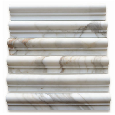 12" x 2" Marble Mosaic Wall & Floor Tile