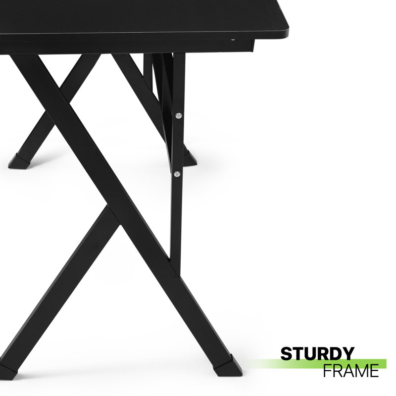 Modern Computer Desk, Free Standing Laptop Table Gaming Table Workstation for Home Office Study Room