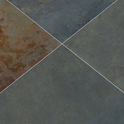 Carreau de sol en ardoise calibré 12 po x 24 po Sierra Gold