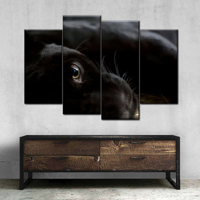 " Comfortable Black Panther " 4 - Pieces
