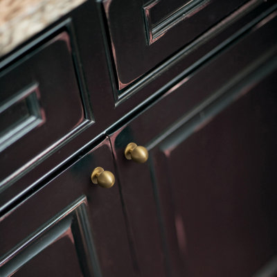 Solid Brass Round Knob