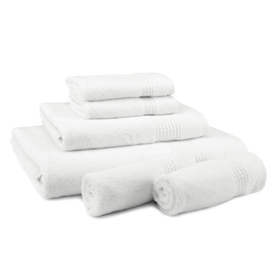 Adlena 6 Piece Turkish Cotton Towel Set