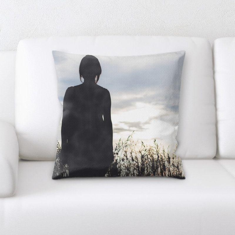 Housse de coussin carré rétro-éclairé et insert