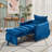 3-in-1 Convertible Velvet Chaise Lounge,Recliner Sofa Chair-1334338227