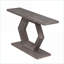Table basse à pieds hexagonaux en placage de sapin pour vestibule, structure stable et amp; Assemblage facile-1291519229