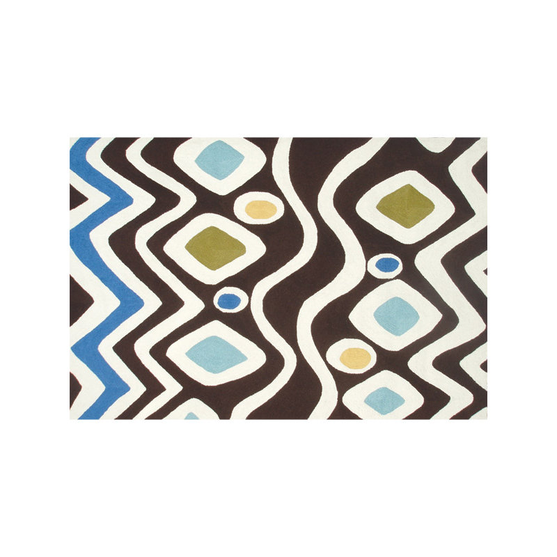 Abstract Indoor Rug, Rectangle 5' x 7'6"