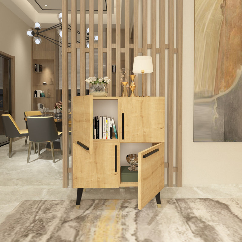 Swerting 70cm Console Table, Natural