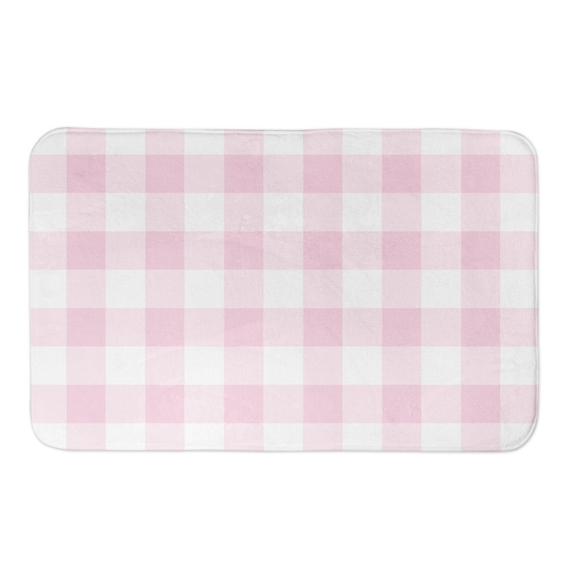 Tapis pour salle de bain Didcot, Rose