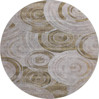 Premium Machine Washable Lubbers AMF1750 Geometric Rug