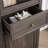 Modern Tall Storage Cabinet with Glass Doors & Shelves - Versatile Freestanding Sideboard with Drawer for Living Room, Kitchen, Dining Room, & Office - Elegant Finish-193649023