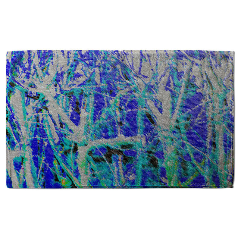 Schuyler Midweight Bath Towel, Blue/Green
