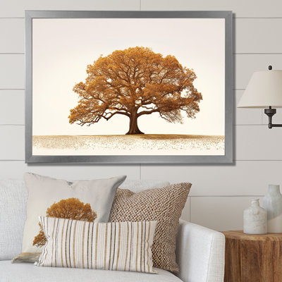 «Brown Essence Of Oak Tree I», reproduction sur toile