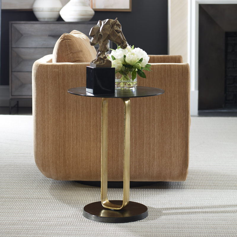 Table d'appoint en laiton Kela