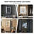 Cormarion Surface Mount Frameless Medicine Cabinet with Mirror and 2 Shelves and LED ligthing-48968521-48968630
