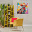 Art mural moderne sur toile coq moderne par Ivan Guaderrama-1218609977