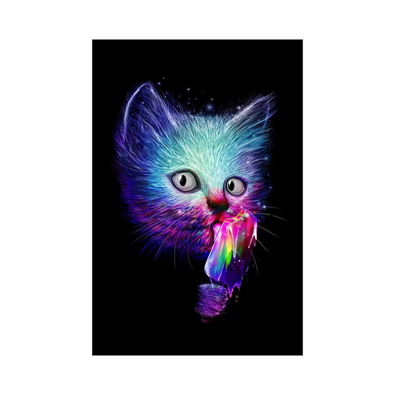 Slurp by Nicebleed - Print on Canvas, 66.04cm H x 45.72cm W x 3.81cm D, Wrapped Canvas