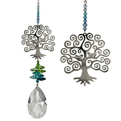 6.5'' Crystal Hanging Figurine Ornament