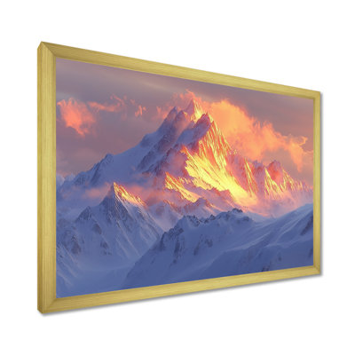 Art sur toile Gradeigh Golden Hour In The Mountains III