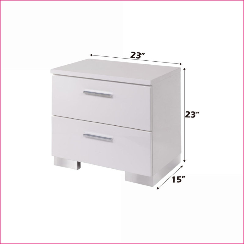 Table de chevet 2 tiroirs Lorimar