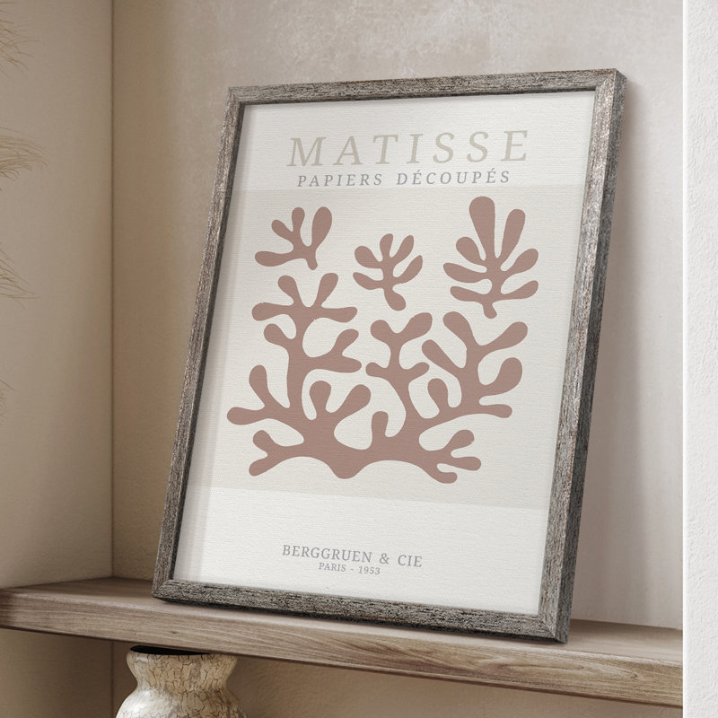 Matisse CDXXXI Framed Print Framed Print - Solid Wood, 21" H x 17" W
