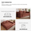 Canapé-lit avec coussin rectangulaire et coussins-1183503808