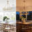 8-Light Candle Style Dimmable Wagon Wheel Chandelier