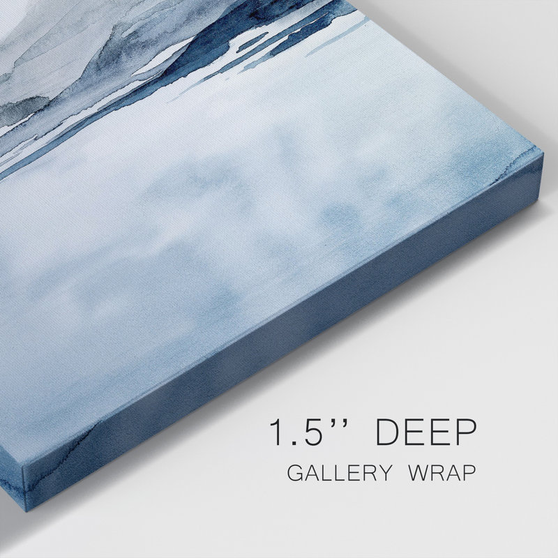 Toile tendue avec châssis Faded Horizon II-Premium - prête à être accrochée, H 32 po x l 32 po x P 1 po