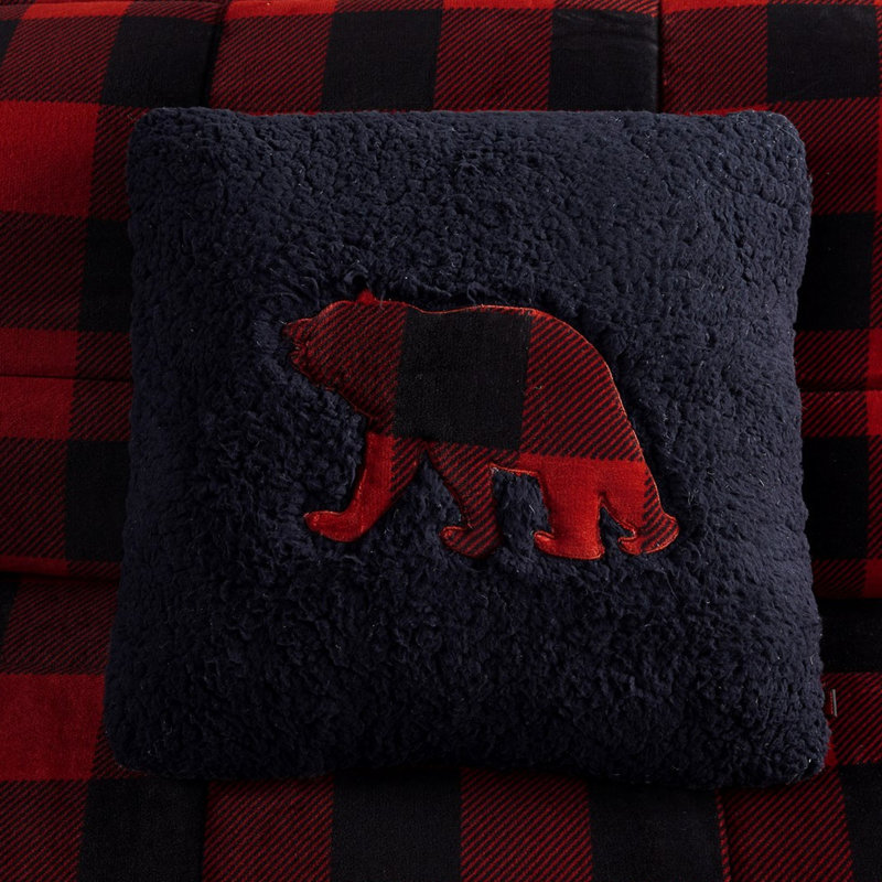Cozy And To Comforter With Decor, Black