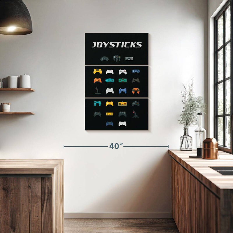 Joysticks Keiraleigh, H 38 po x l 24 po