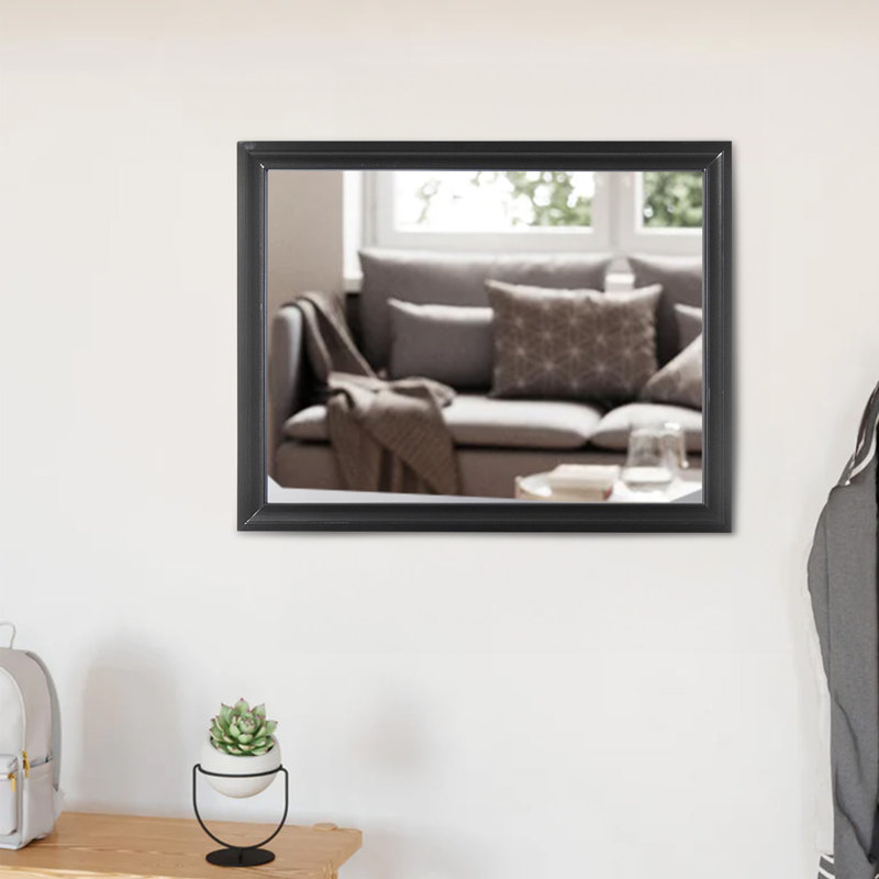 Solid Wood Flat Wall Mirror