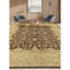 Wool Oriental Area Rug in Beige/Dark Brown-568948785