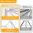 Tripod Clothes Drying Rack - Foldable, Space-Saving With 16 Rods-110851959-110851962