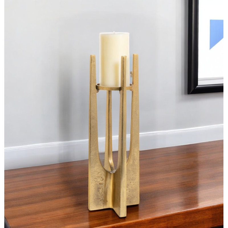 Pilier de table en aluminium H 16 po HomeRoots