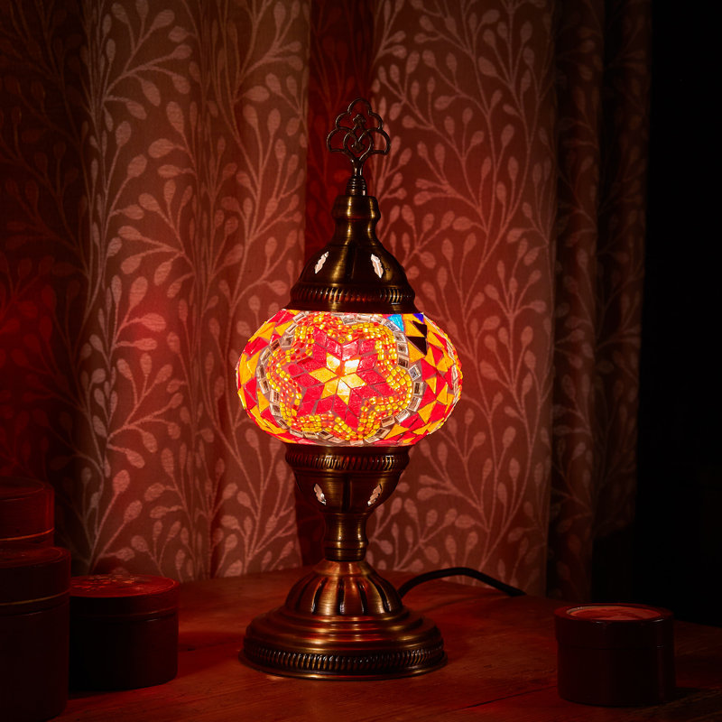 Karlie Metal Lighting Lamp, Red/Orange