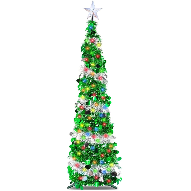 Arbre de Noël artificiel illuminé 60 '- base incluse