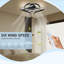 Ventilateur de plafond encastré avec lumière Dalayshia-665348492