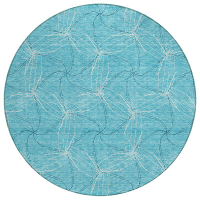Aquaisha Flatweave Geometric Indoor / Outdoor Rug