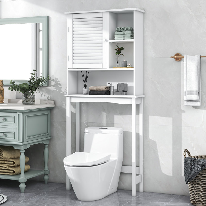 Rangement autoportant au-dessus de la toilette