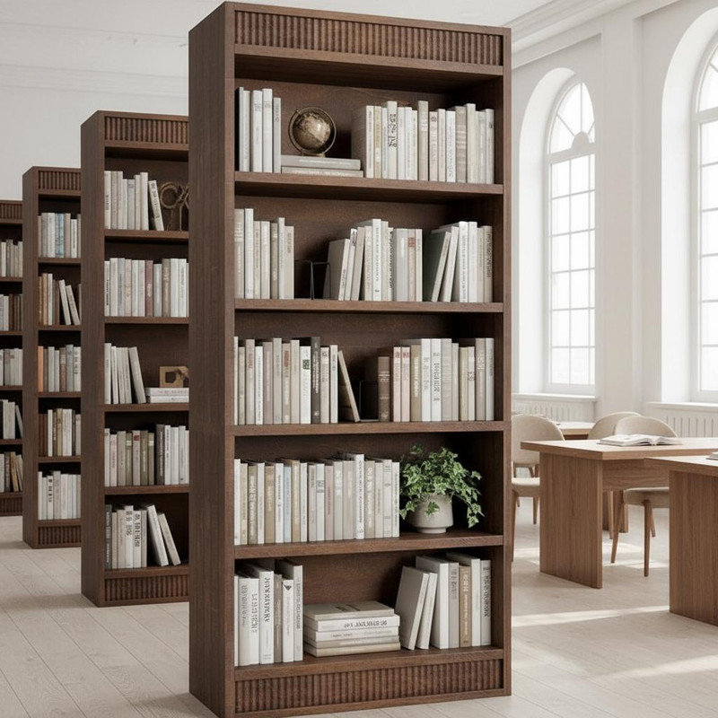 180.1cm H x 30.2cm W Standard Bookcase, Brown