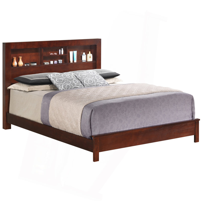 Transitional Cherry Full Bed For Timeless Elegance, Cherry, Full