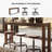 Port Morris Adjustable Height Counter Stool with Metal Frame