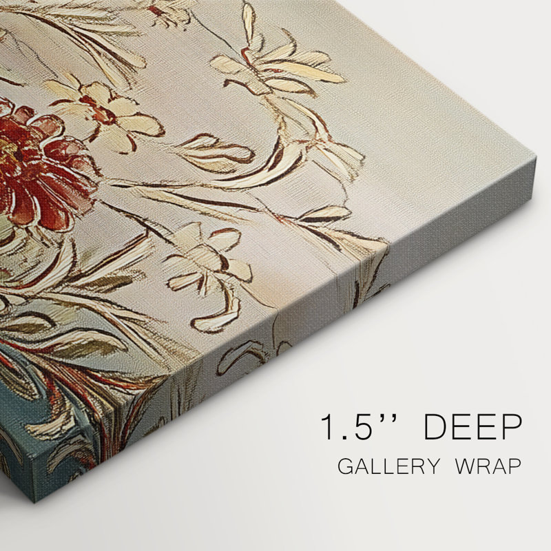 Botanical Series-CECV- Toile tendue avec châssis - Prêt à accrocher, H 12 po x l 30 po