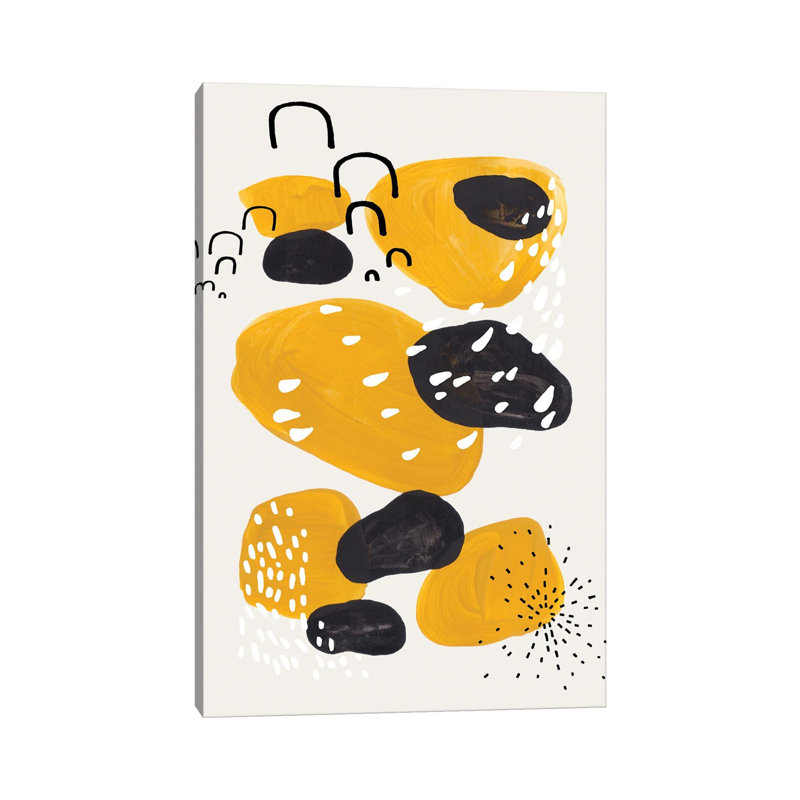 Leopard Party by EnShape - Wrapped Canvas Print, 20.32 cm H x 30.48 cm W