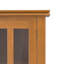 Armoire de rangement transitionnelle en bois massif l 30 po avec portes réglables Artisan-424591602