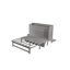 Grand lit escamotable peu encombrant, bois de pin avec USB, utilisation dans une maison moderne